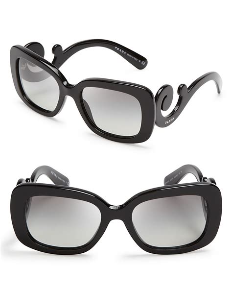 prada baroque eyeglasses black|prada baroque sunglasses for women.